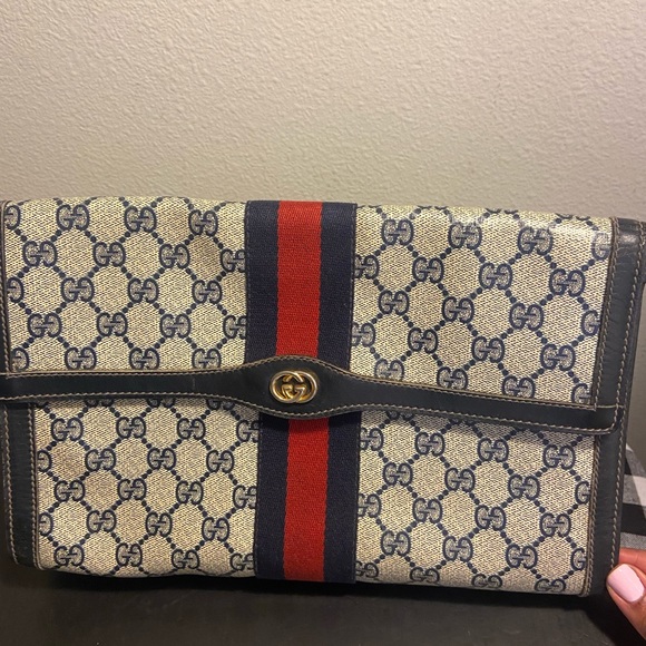 💖GUCCI GG Sherryline Clutch on Chain - Picture 10 of 14
